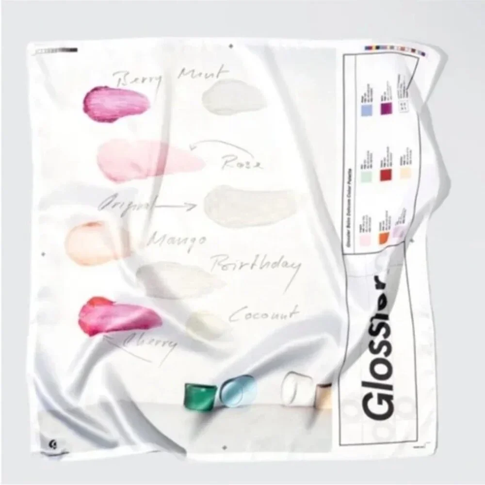 Glossier Limitied Edition Balm Dot Com Scarf